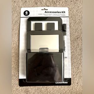 7 Piece Locker Accessory Kit in Black